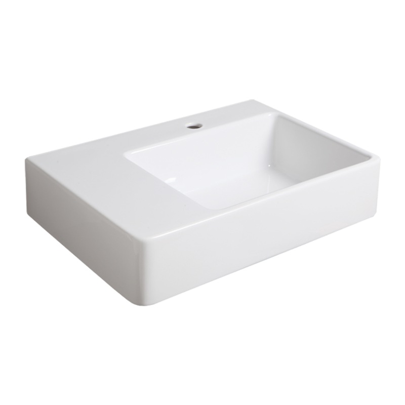 Buy Simas QU65D Quasar Vasca 65 Ceramic WallHung WashBasin Right Side