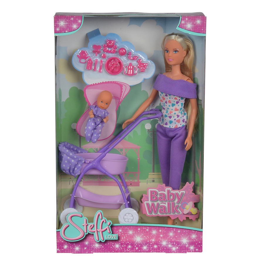 Buy Simba Steffi Love Baby Walk Doll Playset Assorted Kids Imaginative ...