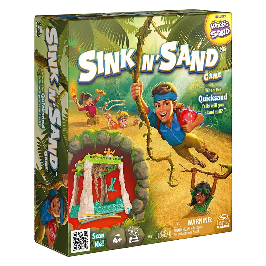 Sink N' Sand Kinetic Sand Kids Tabletop Game 4y+ Fun Family Activity Play Toy