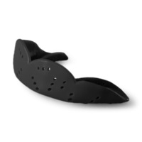 Sisu Aero Large Mouth Guard Sports Teeth Protector Charcoal Black