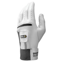 SKLZ Smart Lambskin Left-Handed Golf Glove Training Large White w/Wrist Guide
