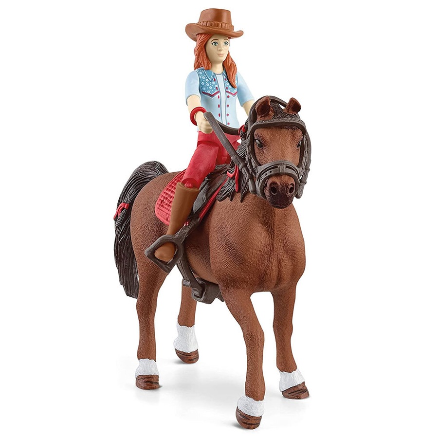 Sleich Horse Club Kids Horse & Hannah Figurine Rider Action Fun Play Toy 5-12y