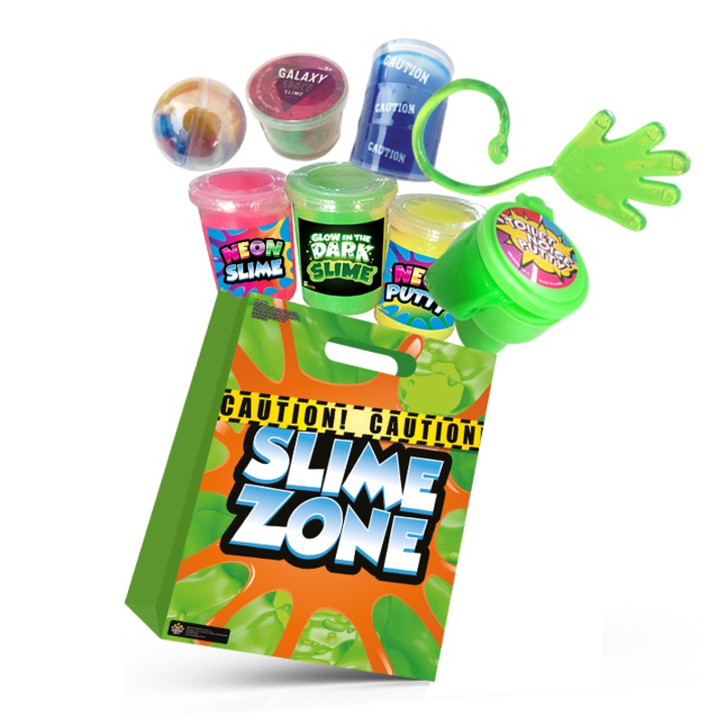 Buy Slime Zone Kids Showbag w/Neon Slime/Putty/Oil Barrel Slime/Sticky