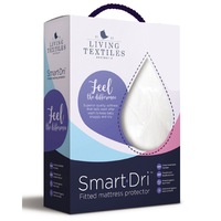 Smart-Dri 92cm Baby/Infant Waterproof Bedside Bassinet Mattress Protector White