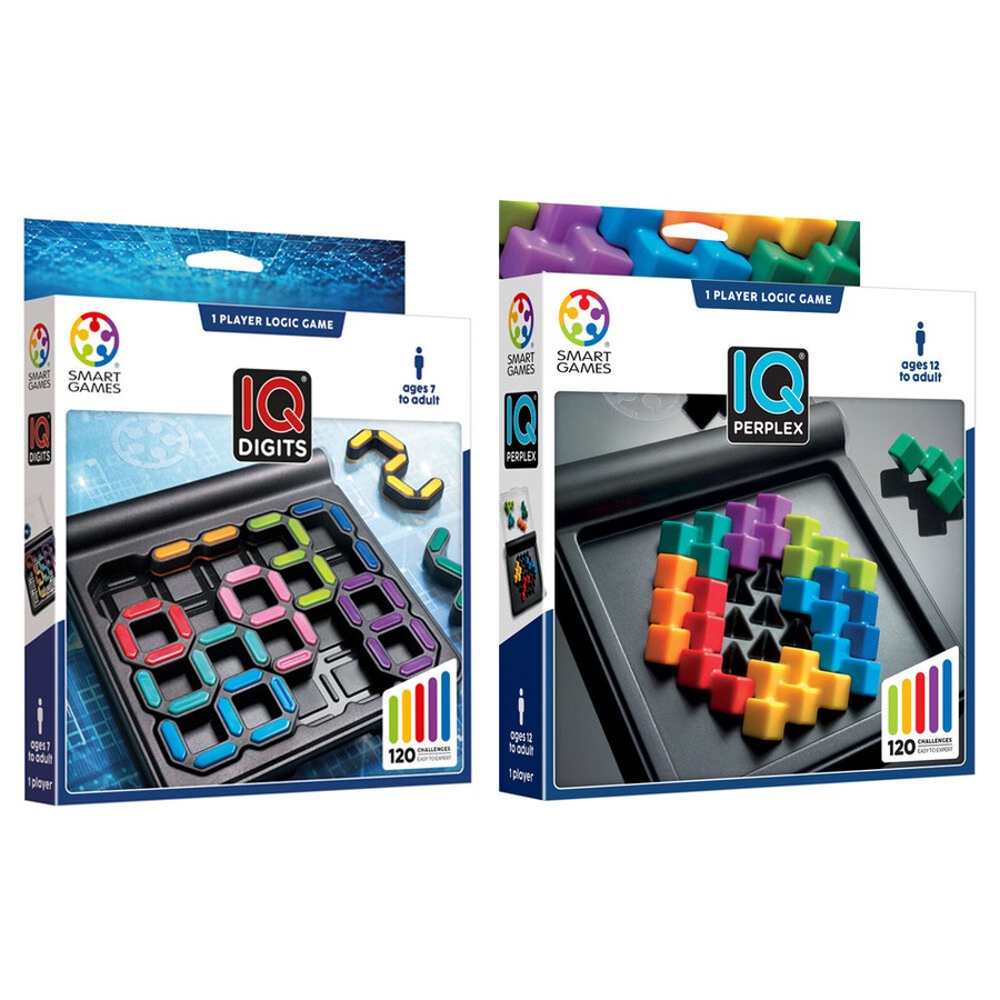 Buy Smart Games IQ Digits & Perplex Logic Puzzle Game Kids Educational ...