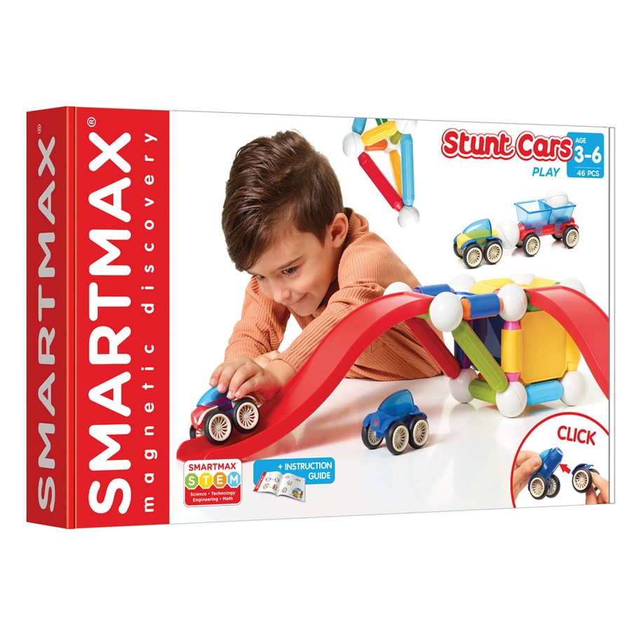 Buy Smartmax Magnetic Discovery Ramp Stunt Cars Play Four Wheel Fun Toy ...