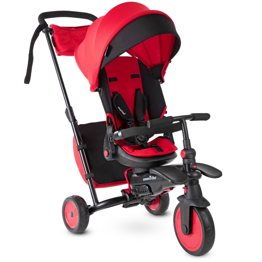 SmarTrike STR7 Journey Folding Tricycle/Pram/Stroller Toddler/Kids 10-36m Red