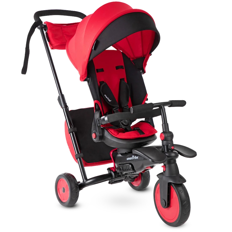 SmarTrike STR7 Journey Folding Tricycle/Pram/Stroller Toddler/Kids 10-36m Red