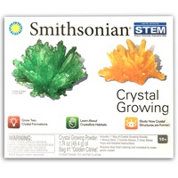 Smithsonian Crystal Growing Science Kit/Mining Pretend Educational Toy/Kids 10y+