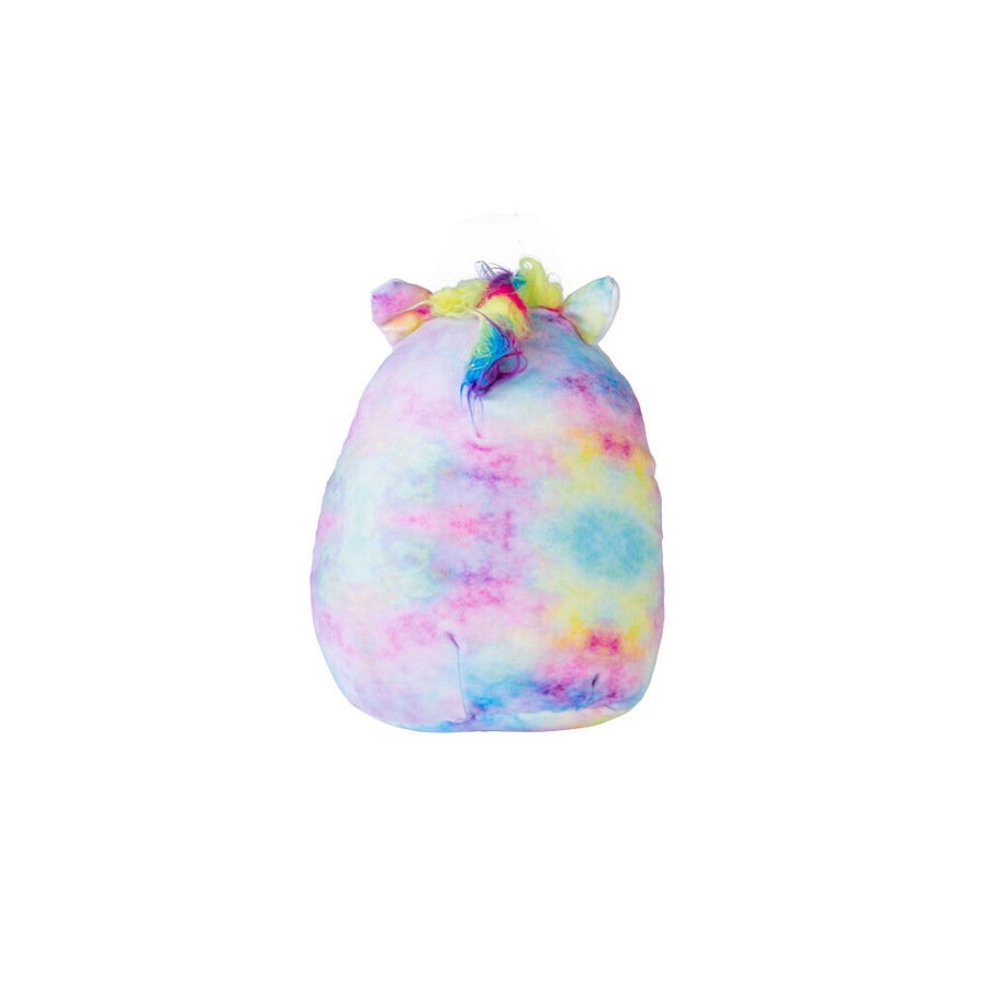 Smooshos Pal Squishy Velour Plushie Kids Toy 22x16x22cm Tie Dye Unicorn