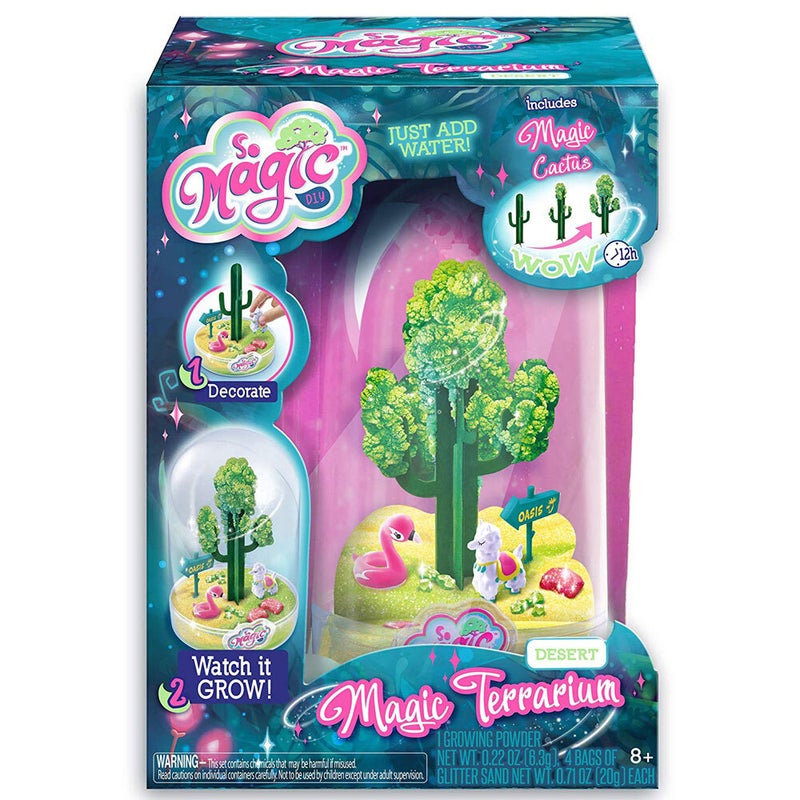So Magic Large DIY Magic Terrarium Kit/Maker for Kids/Children 8y+ Desert | Buy Playsets - 966852