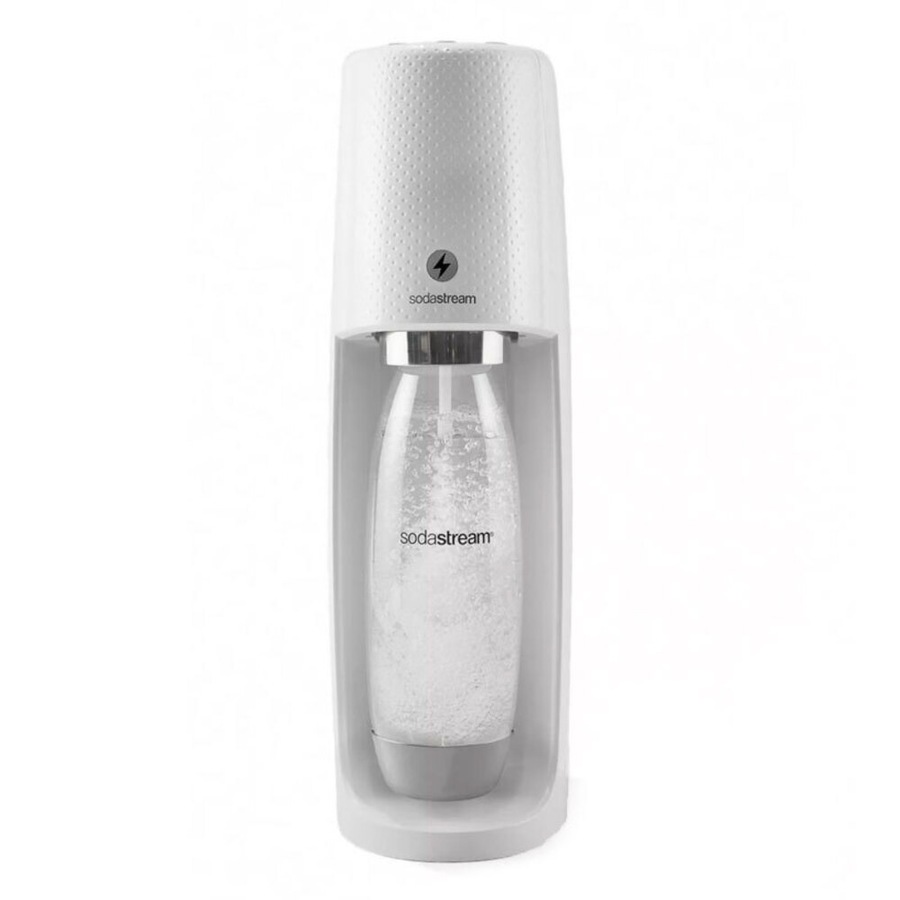 SodaStream Electric One Touch Spirit Sparkling Water Maker Fizzy Drinks White