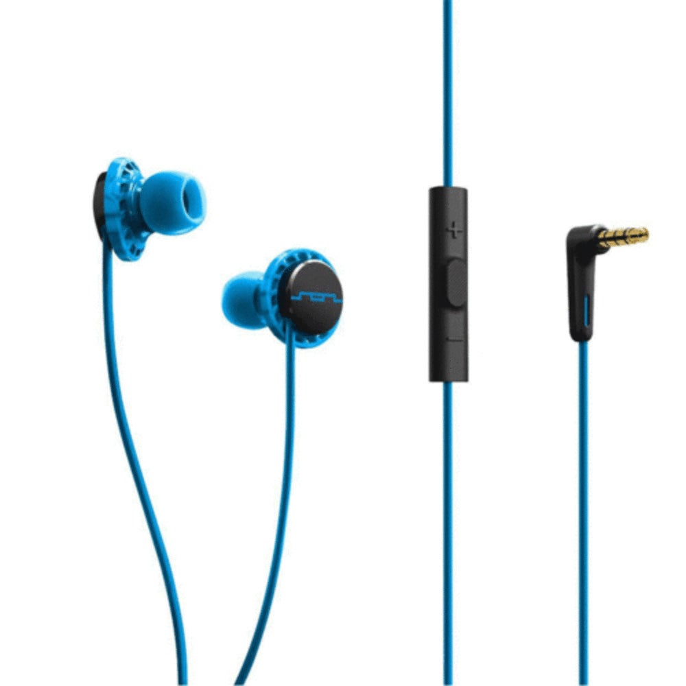 Sol Republic Relays Sport In-Ear Headphones Earphones w/Mic Control Blue