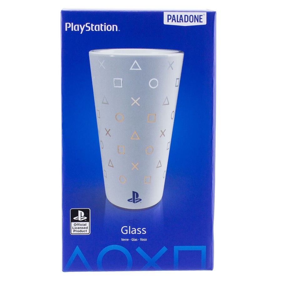 Sony Playstation PS5 Console Decorative Novelty Water Drinking Glass White