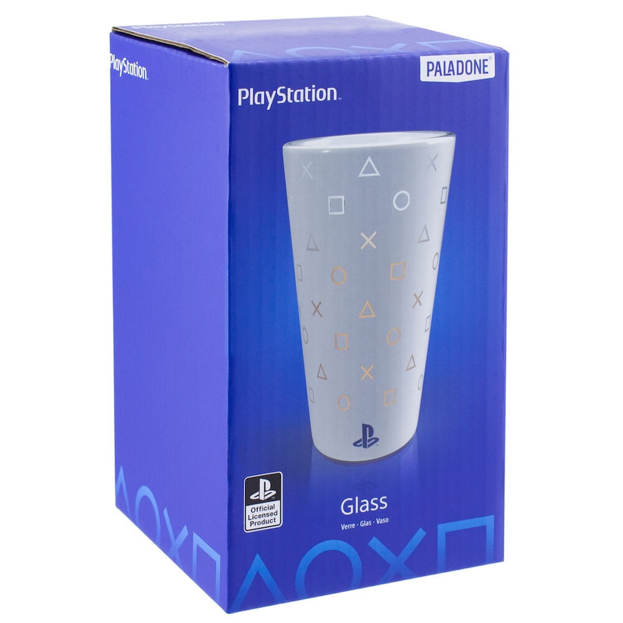 Sony Playstation PS5 Console Decorative Novelty Water Drinking Glass White