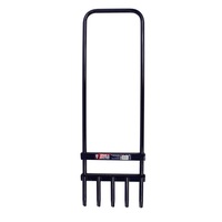 Spear & Jackson 5-Prong Steel Garden Aerator Lawn w/Fixed U-Bar Handle 30cm Blue