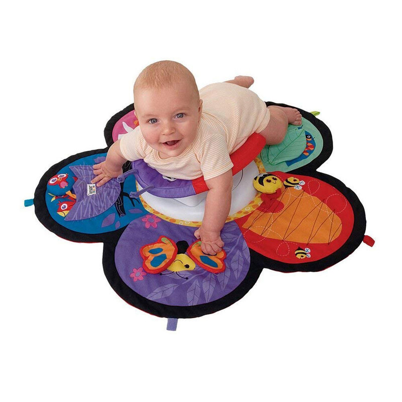 lamaze tummy time spin and explore sea gym
