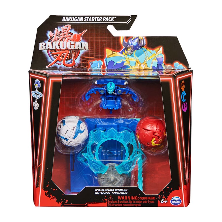 Spin Master Bakugan 3.0 Starter Pack Set Transform Figure Kids Toy Assort 6+