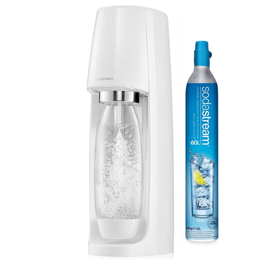Soda Stream Spirit White Sparkling Water Maker Fizzy Bubble Drinks SodaStream