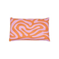 Splosh Bliss Swirl Inflatable Outdoor Beach Pillow 51x31cm Rect w/ Pillowcase