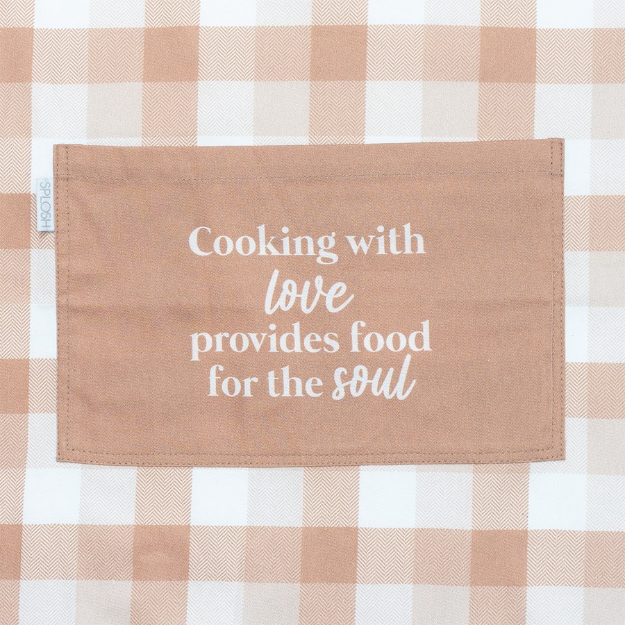 Splosh Home Sweet Home Bib Apron Kitchen/Cafe Food Cooking/Baking w/ Pocket