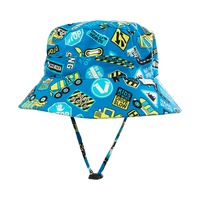 Splosh Out & About Construction Kids/Children Outdoor Sun Hat w/Strap