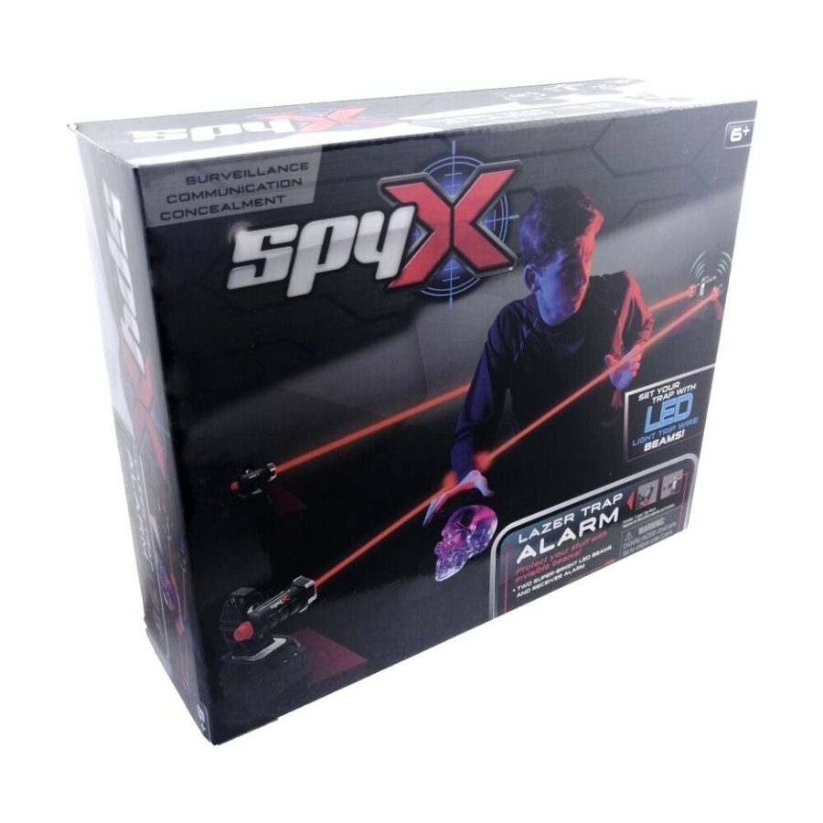 SpyX Lazer Trap Alarm Spy Toy Kids/Children Black 6y+