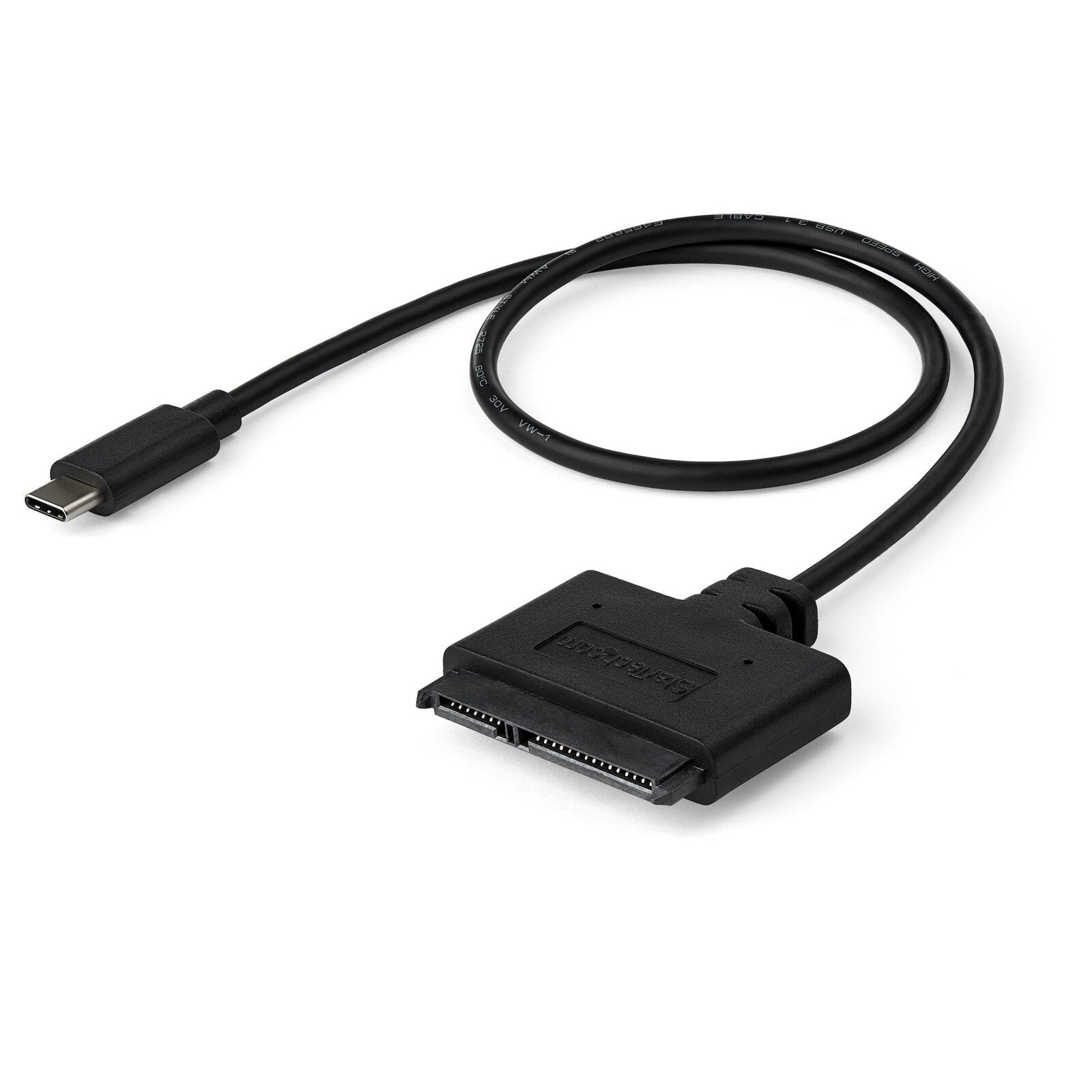 Star Tech 10Gbps USB-C 3.1 to SATA Adapter Transfer Cable for 2.5" SSD/HDD Drive