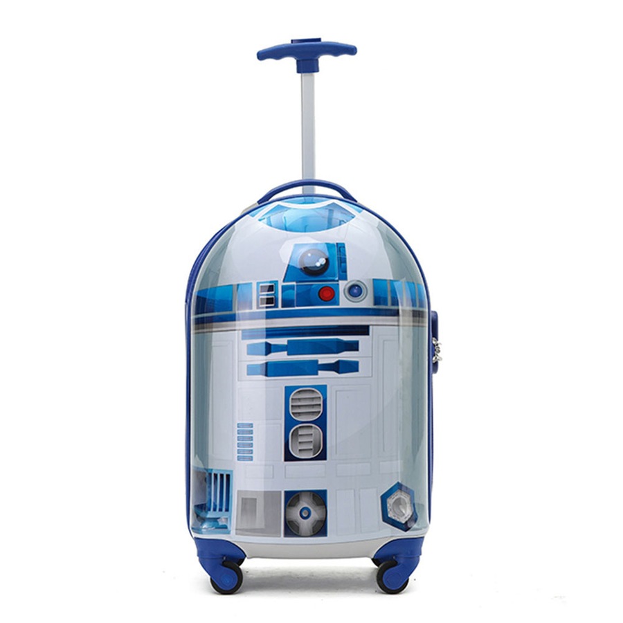 Star Wars - R2D2 Cabin Trolley 4-Wheeled Travel Luggage Suitcase Spinner Bag