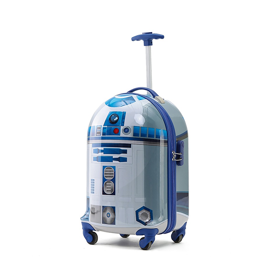 Star Wars - R2D2 Cabin Trolley 4-Wheeled Travel Luggage Suitcase Spinner Bag