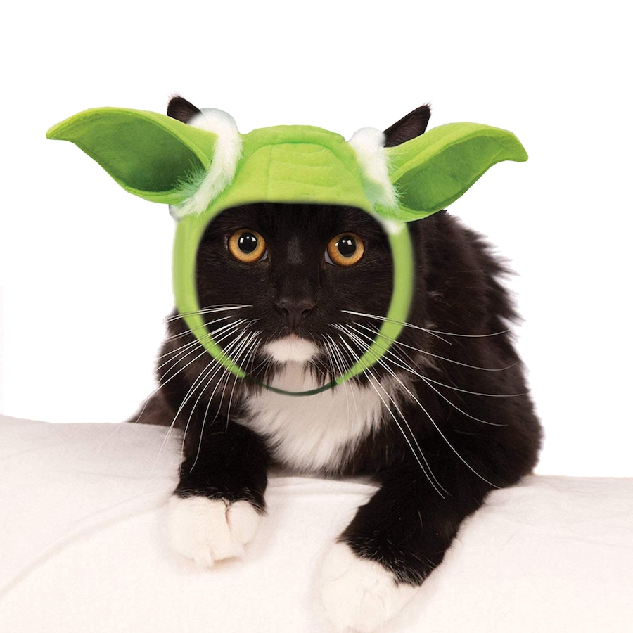 Star Wars Small Cat/Dog Yoda Ears Pet Costume Party Headwear Accessory Green