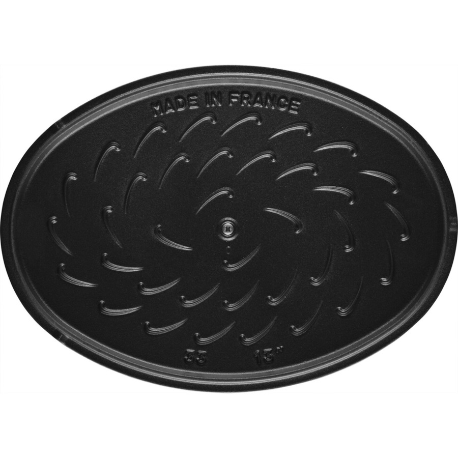 Staub La Mer Fish 32cm/2.8L Cast Iron Oval Dish Oven Cooking Bakeware Sea Blue