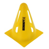 Summit Flexi Cones for Soccer/Rugby/Fitness/Exercise/Sports/Training Cone Yellow