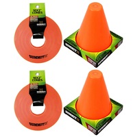 Summit Global 28pk Marker Cones 2"/6" Orange Soccer Football Sport Training