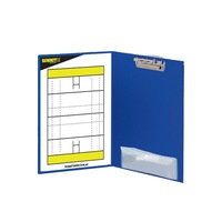 Summit Global Rugby A4 Coaching Folder w/ Magnetic Board 36cm x 23cm Blue