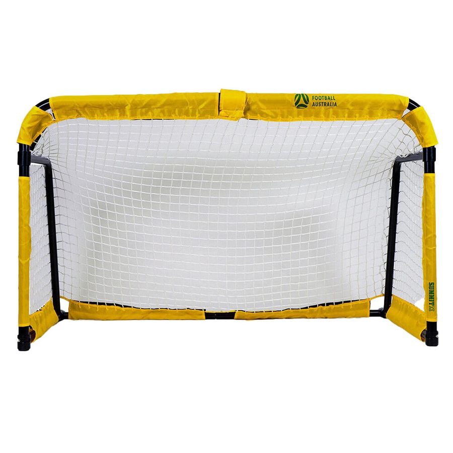 Buy Summit Official Football Australia Metal Folding Soccer Goal Indoor ...