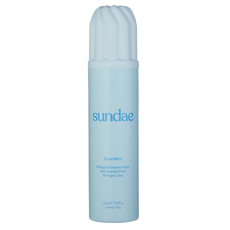Sundae 265ml Whipped Shower Bathroom Foam Cool Mint Scent Body Skin Care Wash