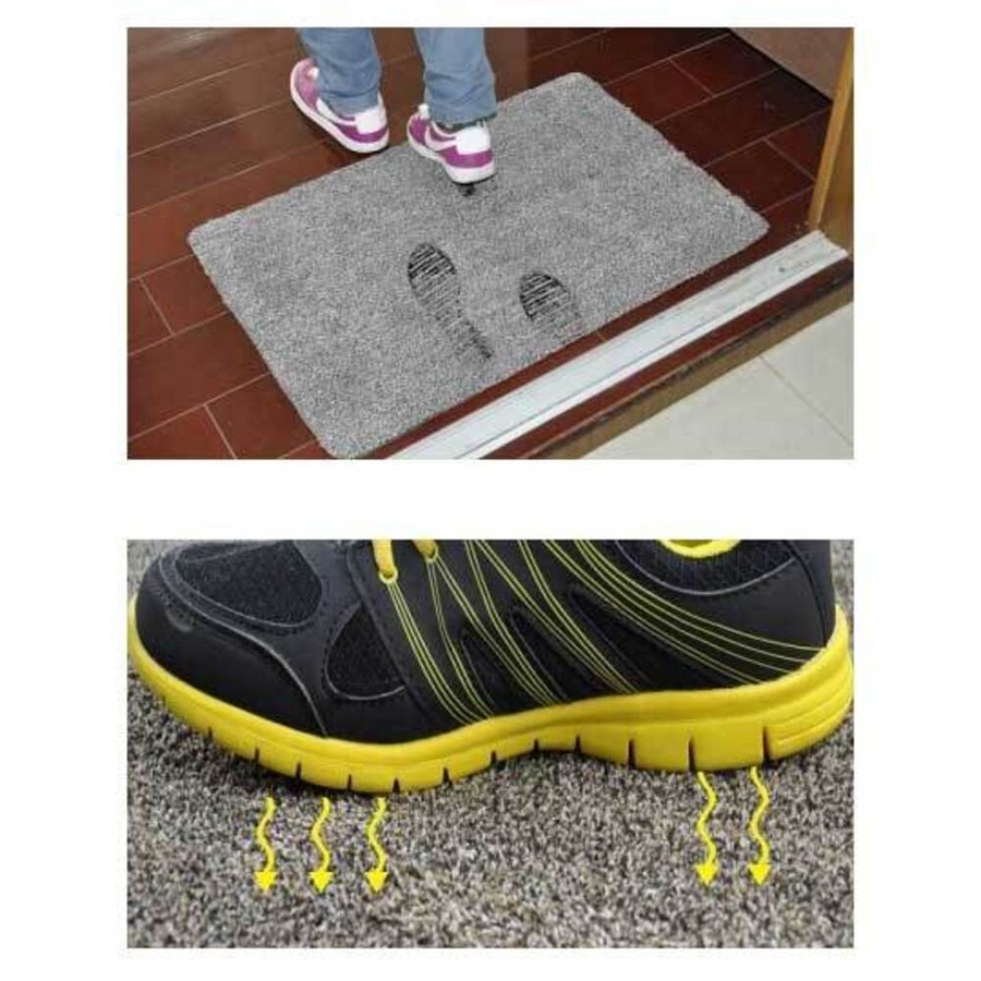Super Clean Microfiber Non Slip Step Mat Doormat Rug Mud/Water Absorption Carpet