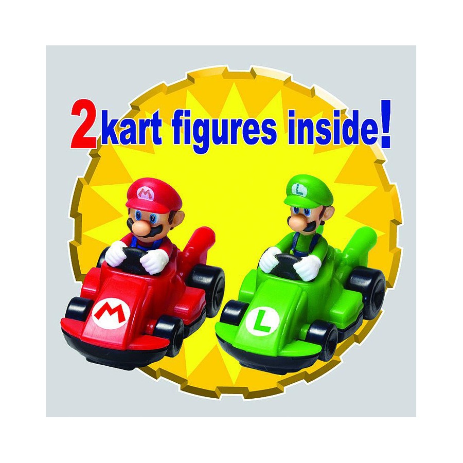 Super Mario Mario Kart Racing Deluxe Kids/Childrens Interactive Toy Playset 3+