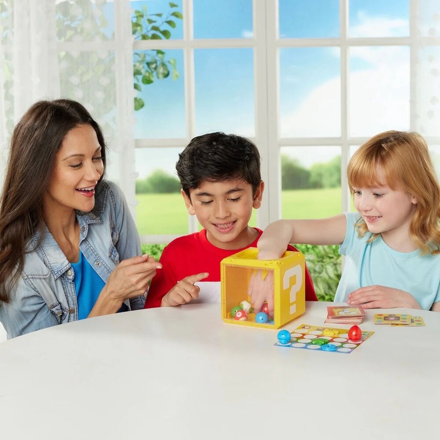 Super Mario Yellow Question Block Game Cube Kids/Family Party Night Toy 4y+