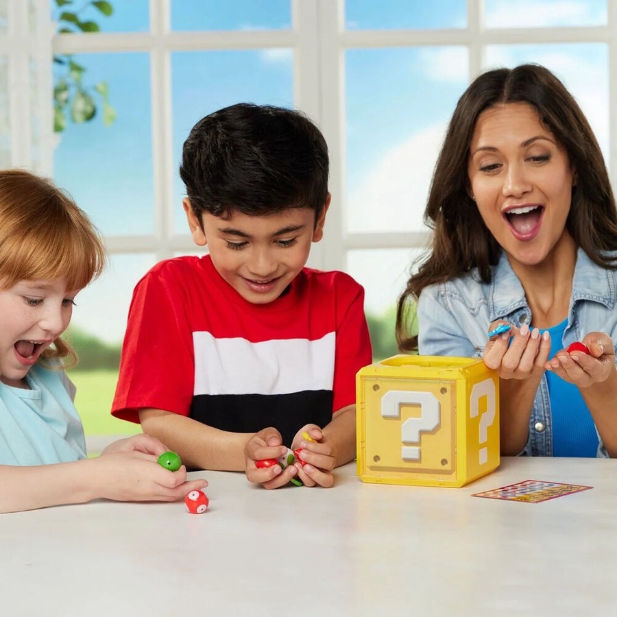 Super Mario Yellow Question Block Game Cube Kids/Family Party Night Toy 4y+