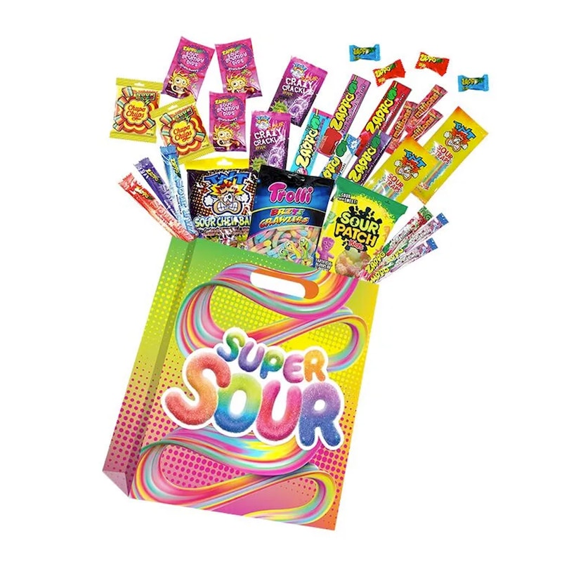 Buy Super Sours Tnt Zappo Kids Candy Confectionery Sour Patch Lolly 