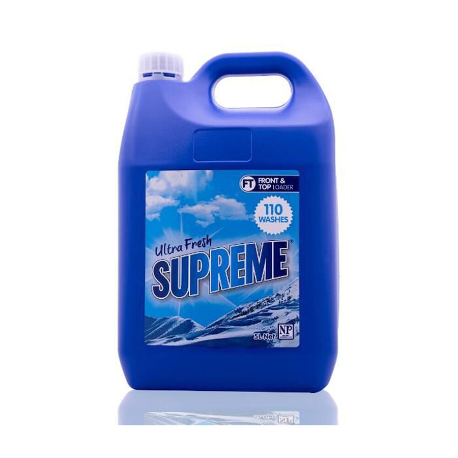 Supreme Laundry Liquid Ultra Detergent Concentrated Formula Fabric Care 5L