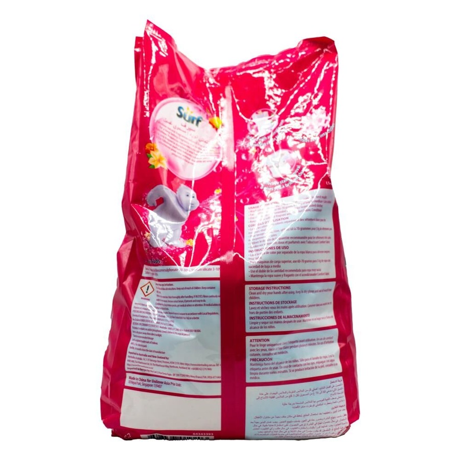 Surf Stain Removal Deep Clean Laundry Detergent Washing Powder 5kg Rose Fresh