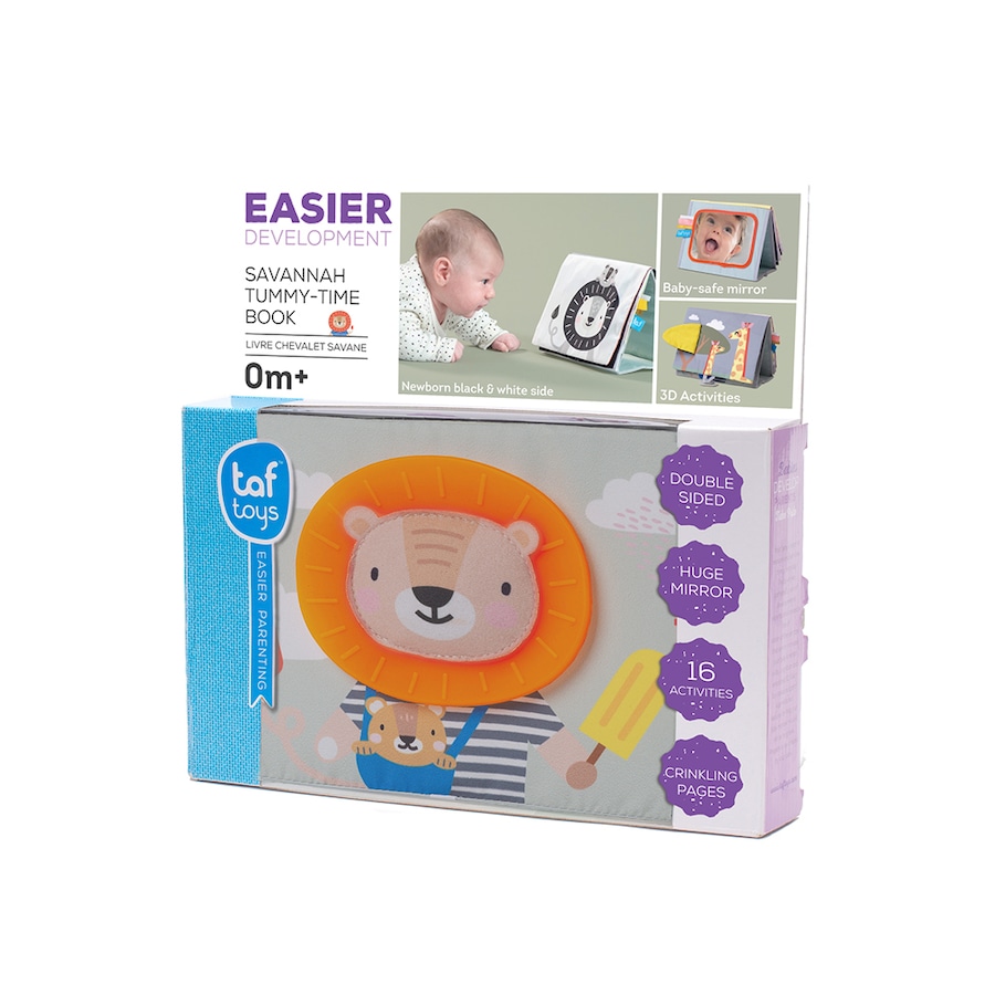 Taf Toys Savannah Tummy Time Book Baby/Newborn 0m+ Educational/Activity Toy