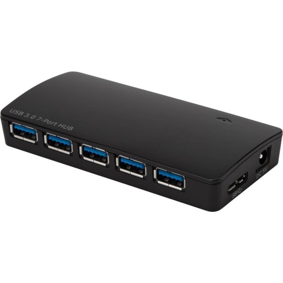 Targus USB 3.0 Power Hub 7-Ports USB-A Fast Charging 5Gbps Transfer Speed Black