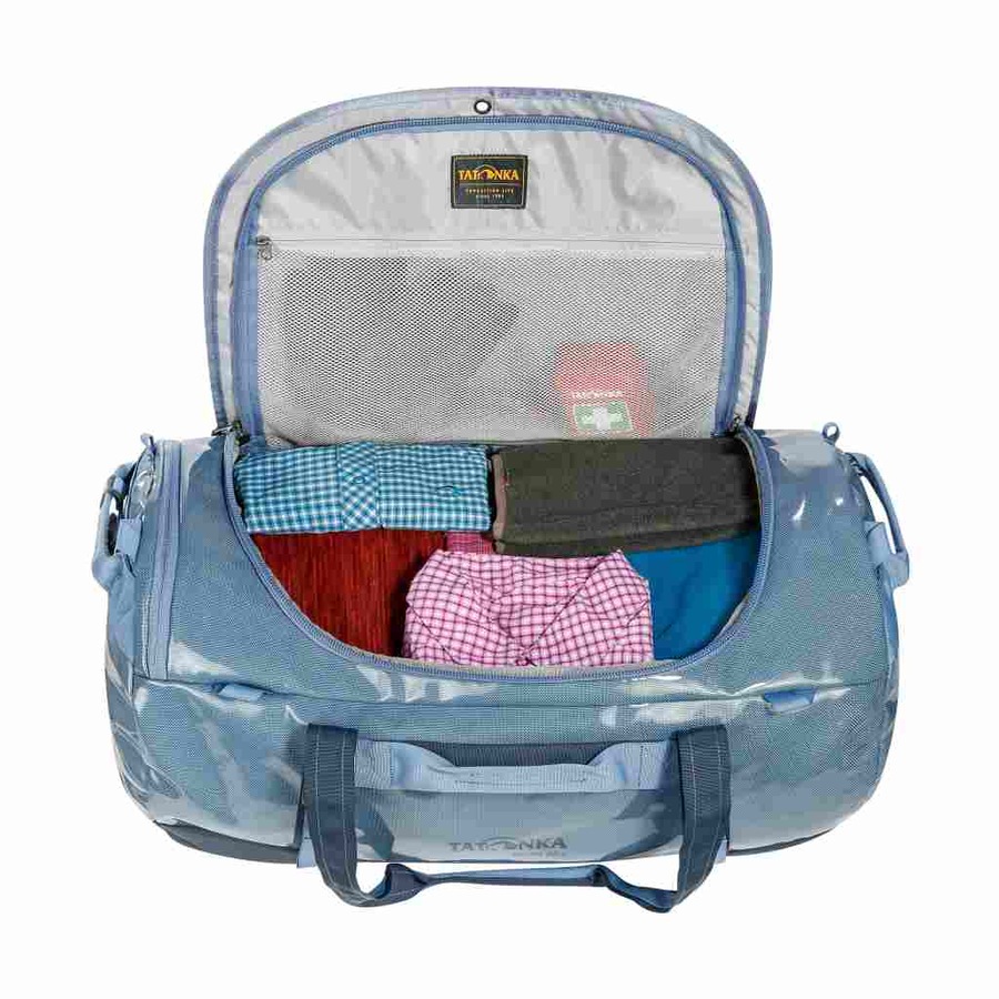 Tatonka Heavy Duty Nylon Barrel Outdoor Travel Bag XXL/130L Elemental Blue