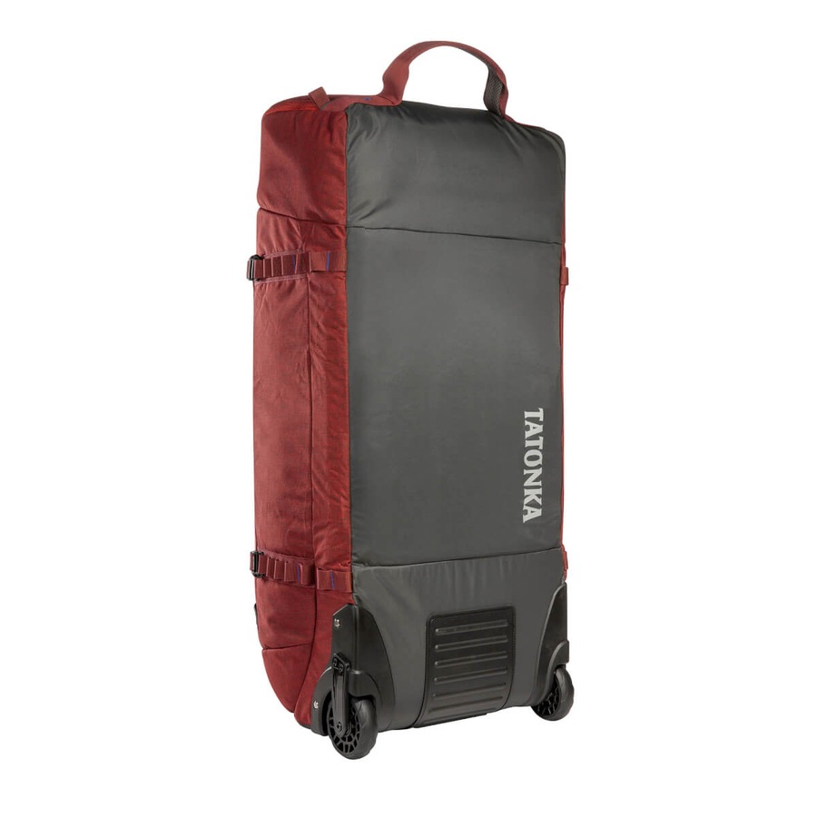 Tatonka Nylon Wheeled Duffle Outdoor Travel Trolley Luggage Bag 105L Tango Red