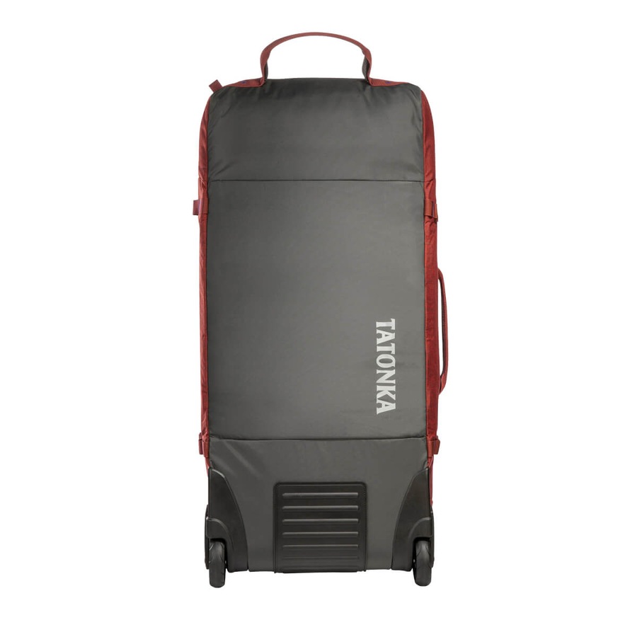 Tatonka Nylon Wheeled Duffle Outdoor Travel Trolley Luggage Bag 105L Tango Red