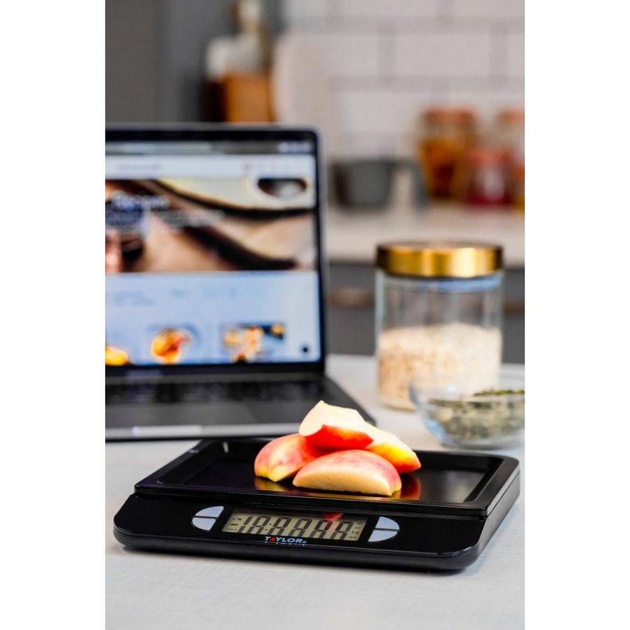 Taylor Pro Accurate Kitchen Scales W/ Tare Function USB-Rechargeable